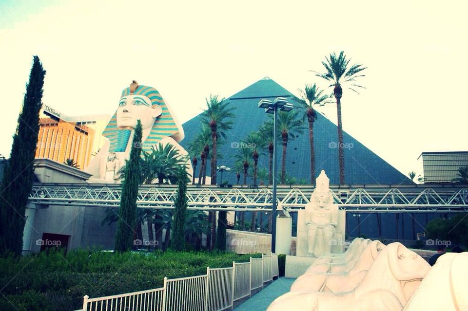 Egypt, pyramid, statue