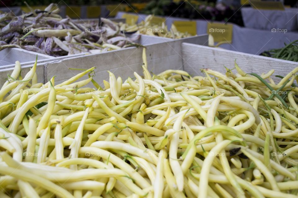 String Beans at Farmers Market