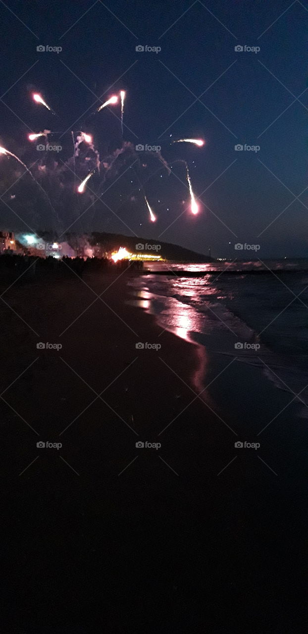 fireworks in normandy