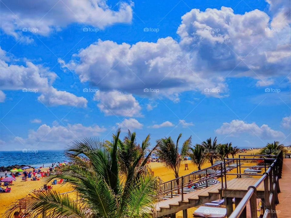 Stairway To The Tropical Beach