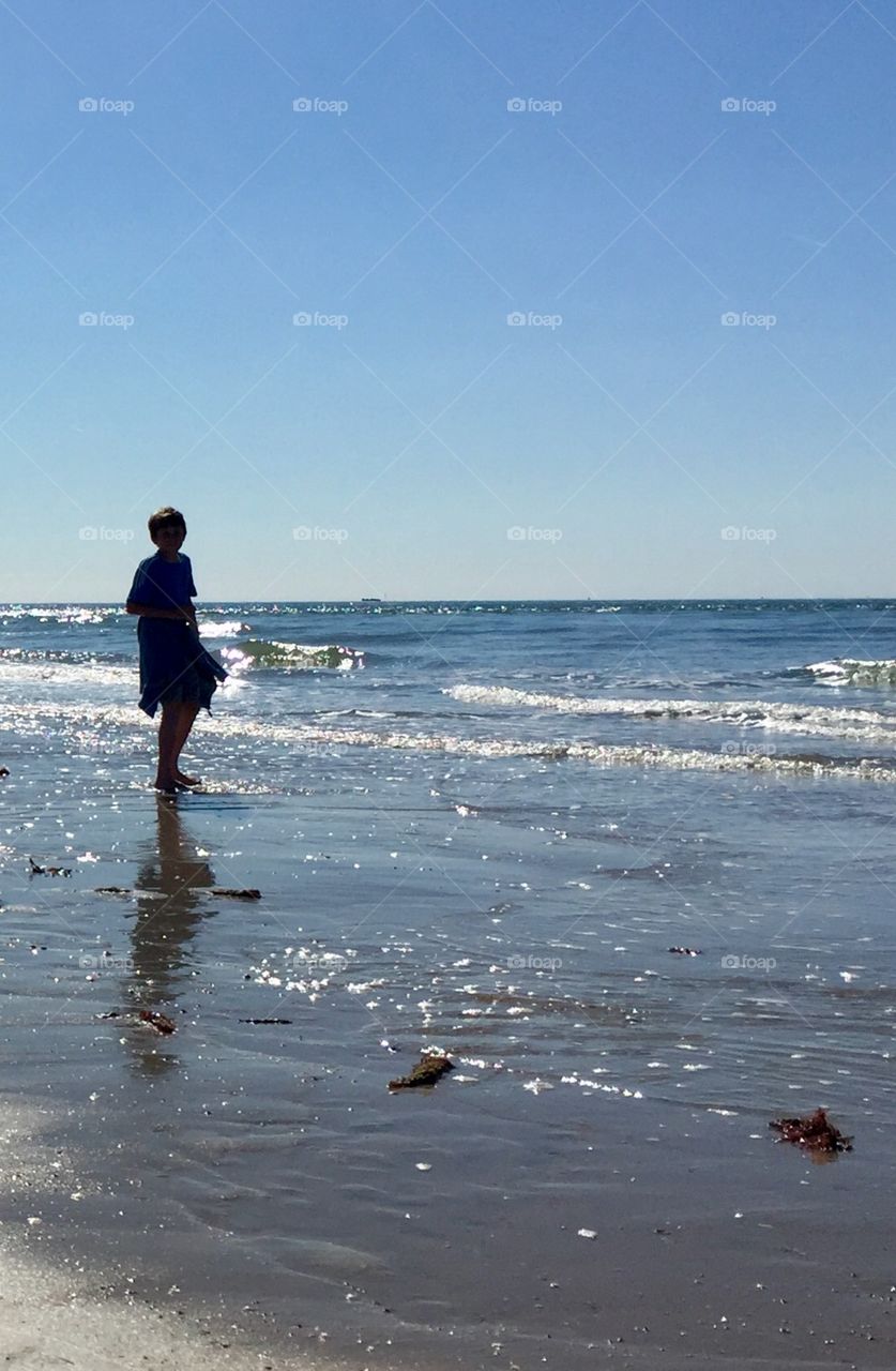 Boy on a beach