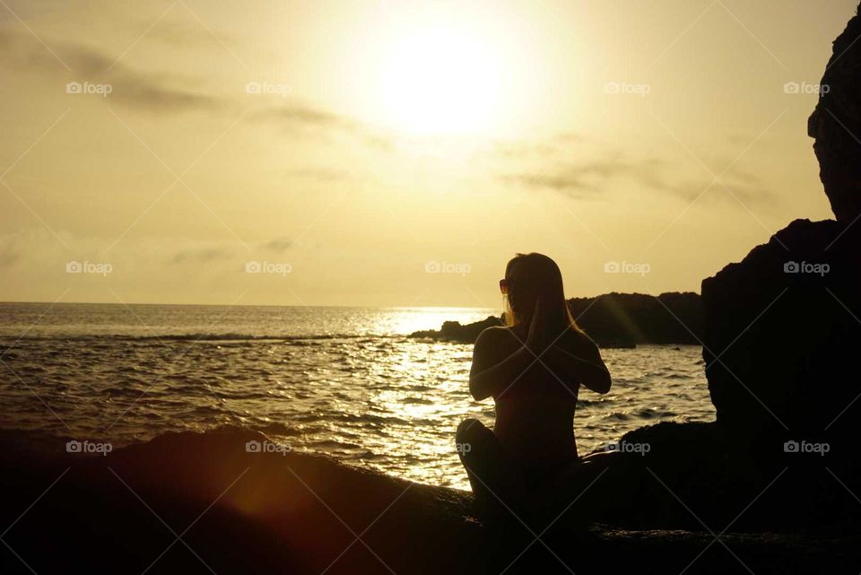 Sunrise#sea#human