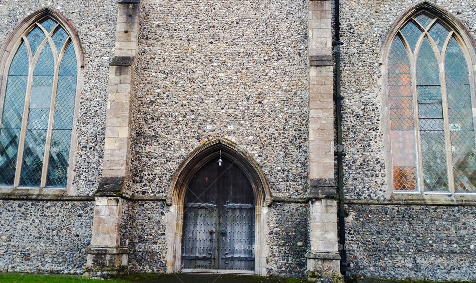 A gothic gate and