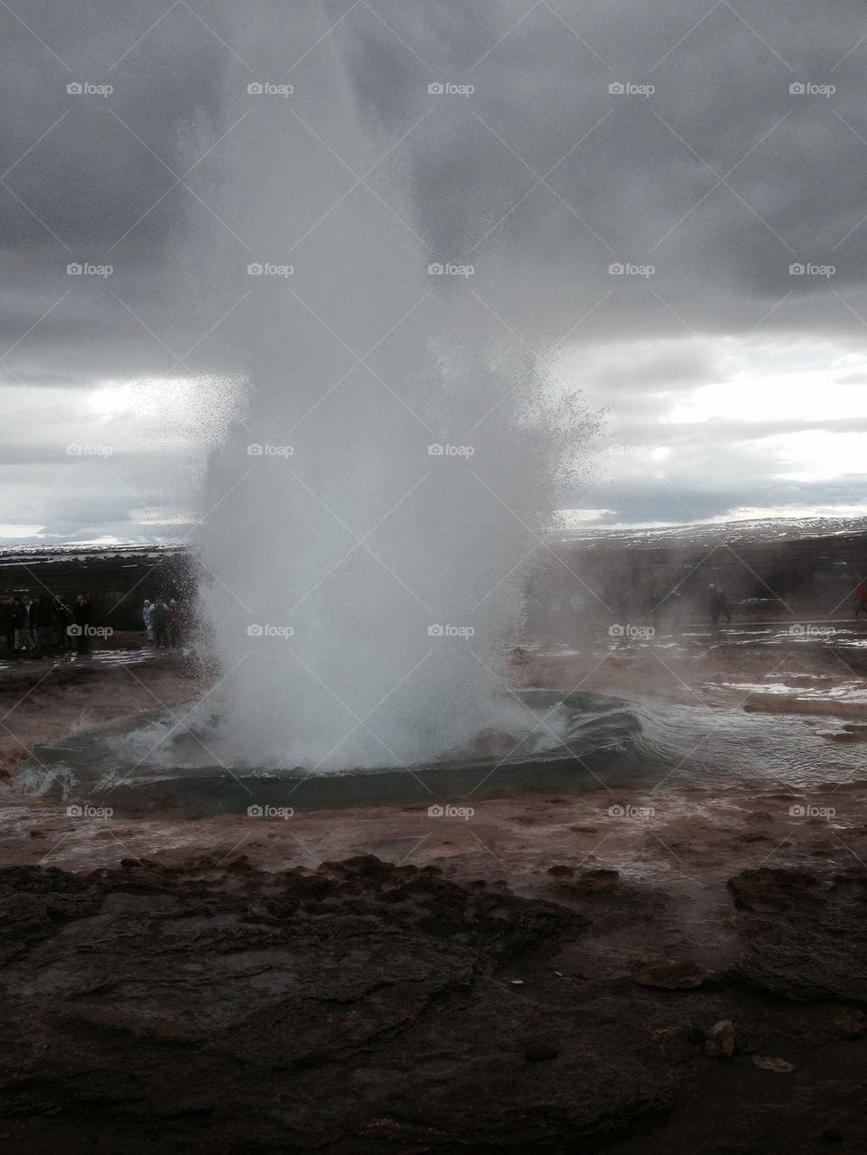 Icelandic geyser