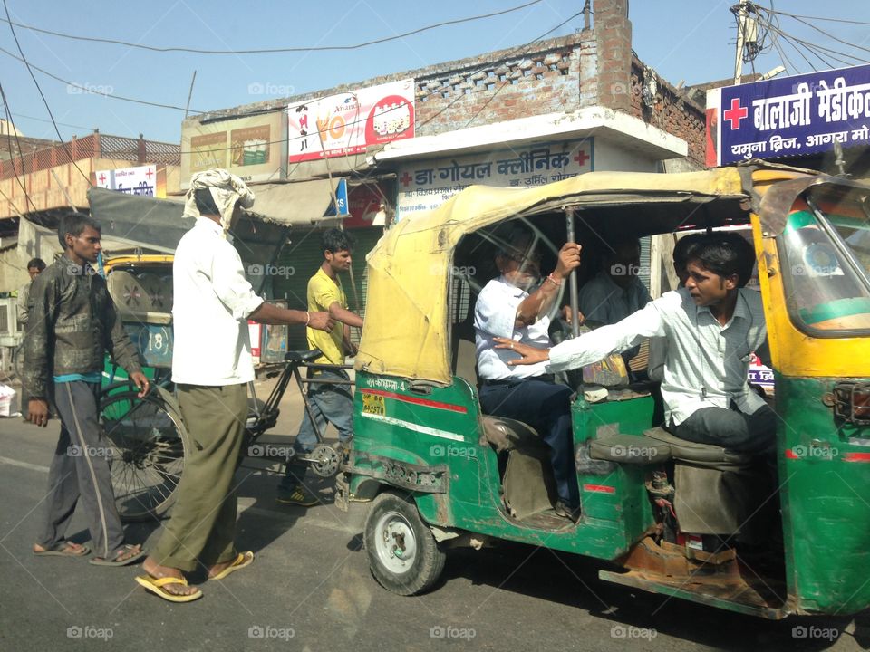 Men on the Streets of Agra