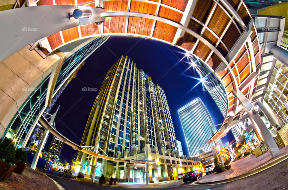 charlotte nc at night