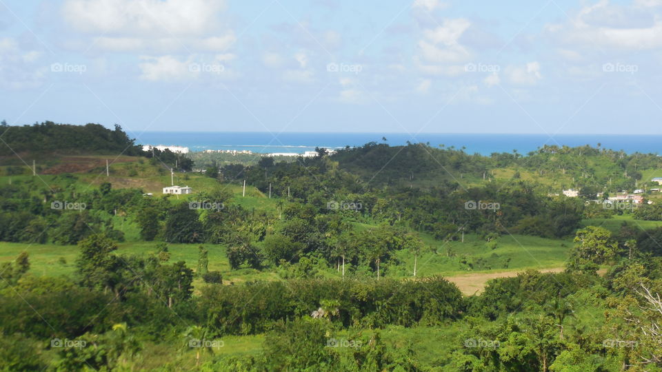 The beautiful island of Puerto Rico, specially the San Juan and Río Grande environment and ocean views.