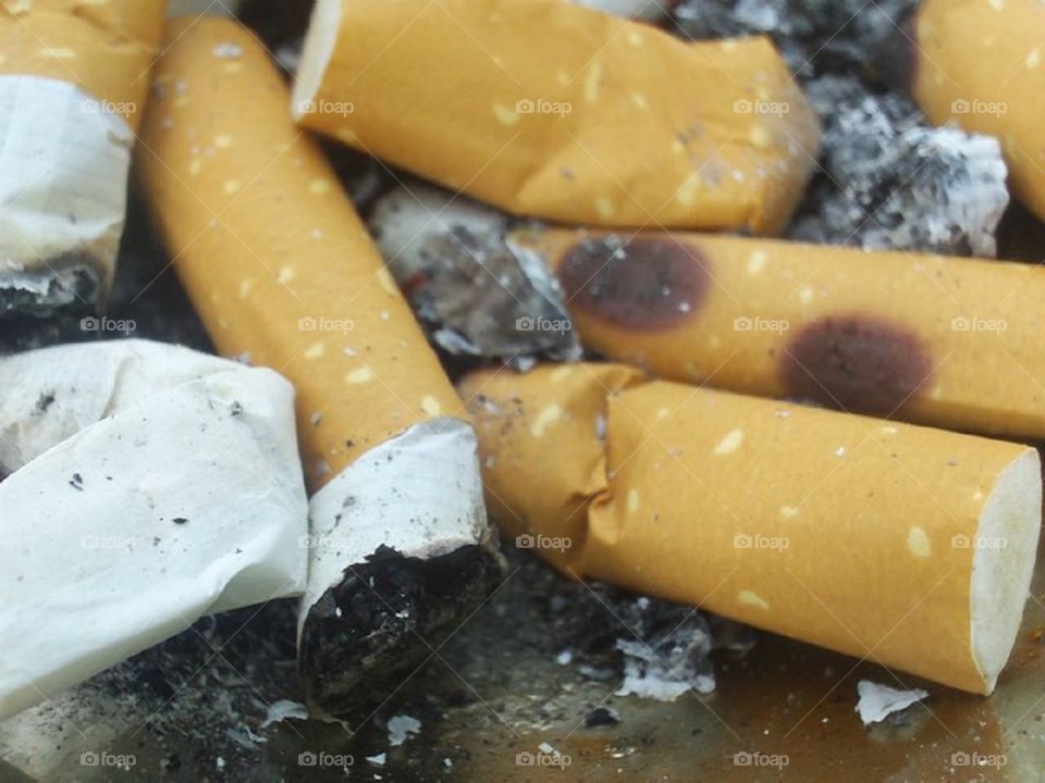Cigarette butts