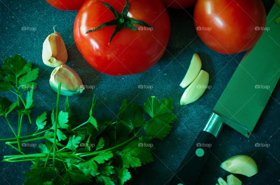 Italian dinner prep