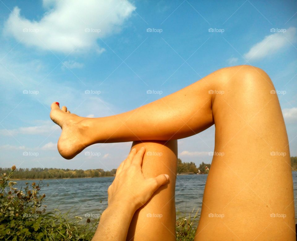 Beach, Water, Woman, Summer, Sea