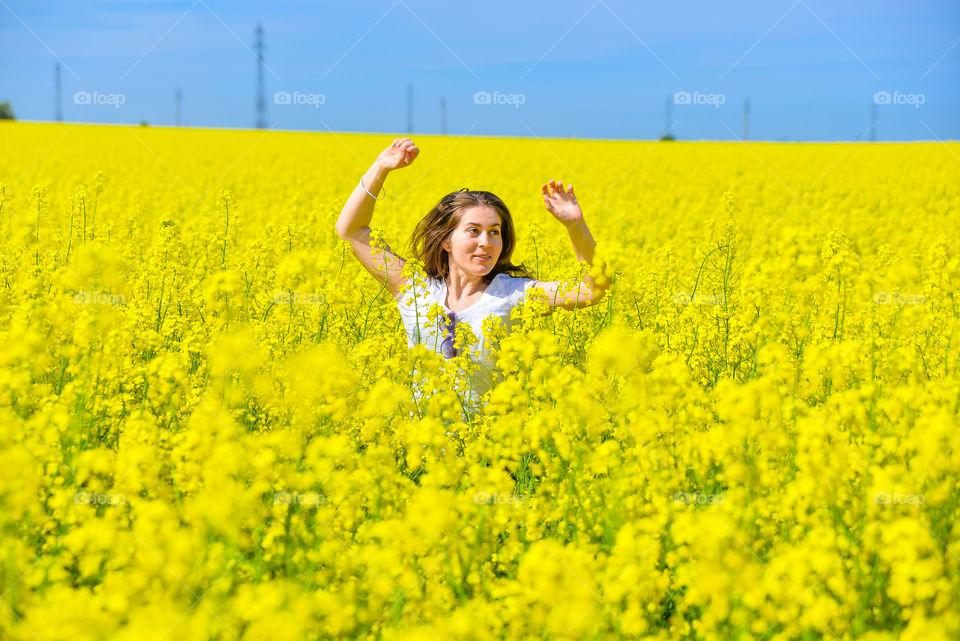 Girl jumping 