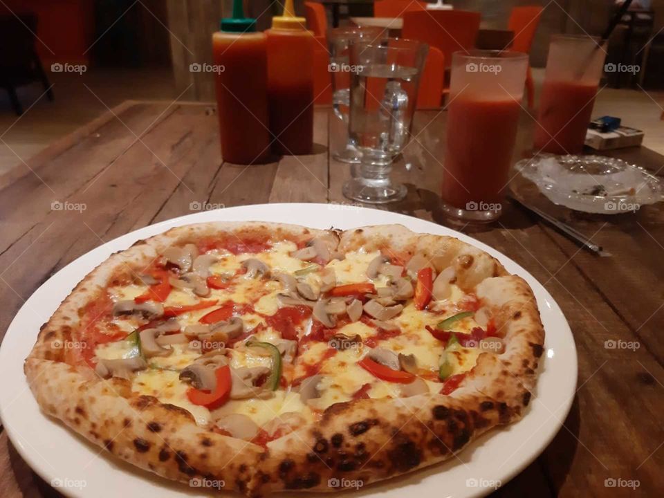 Indonesian local pizza