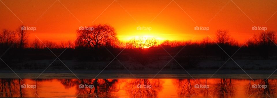 Sunset Boucherville Québec Canada