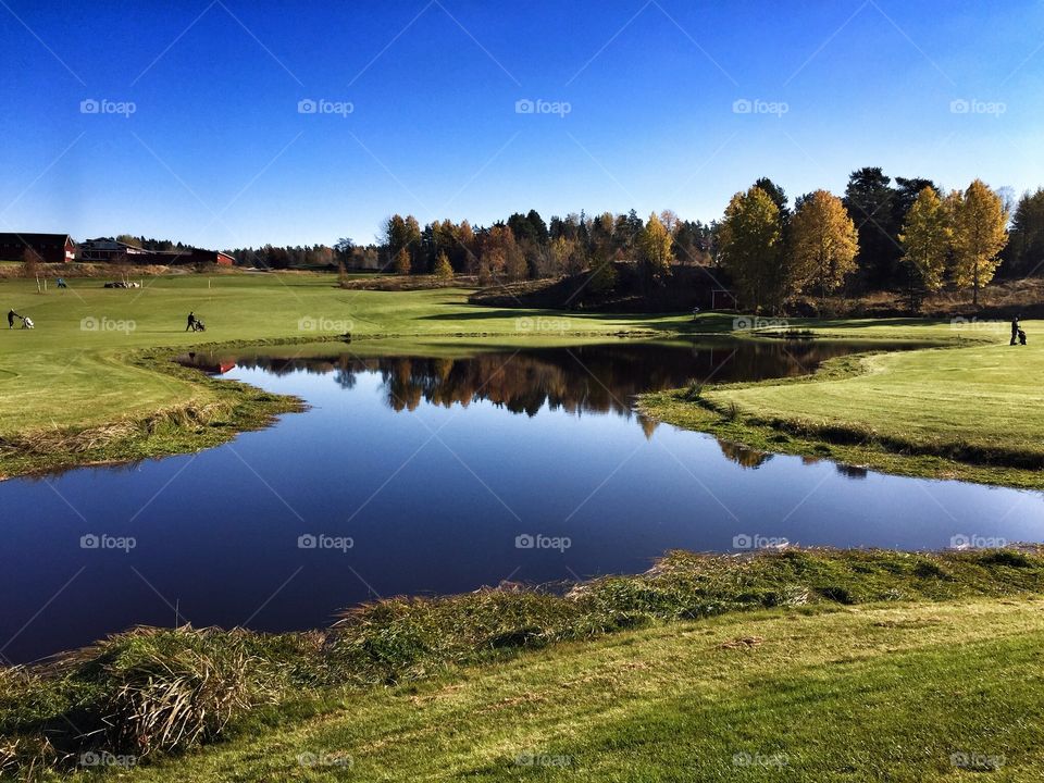 Golfing