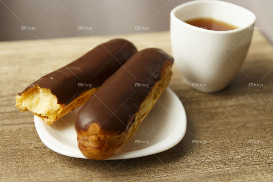 Cookies and cap of tea