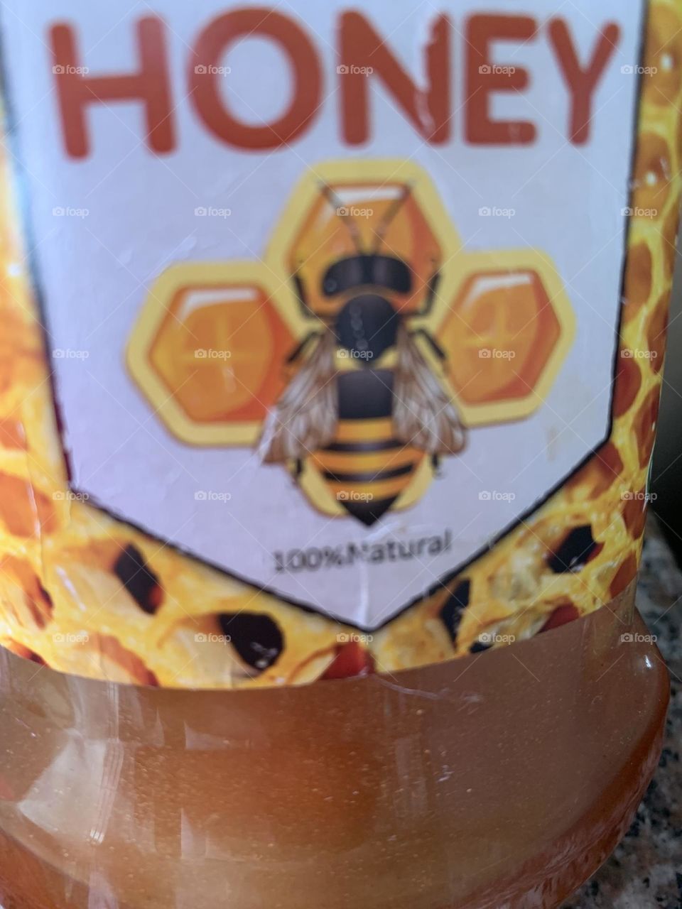 Picture of a honey bee