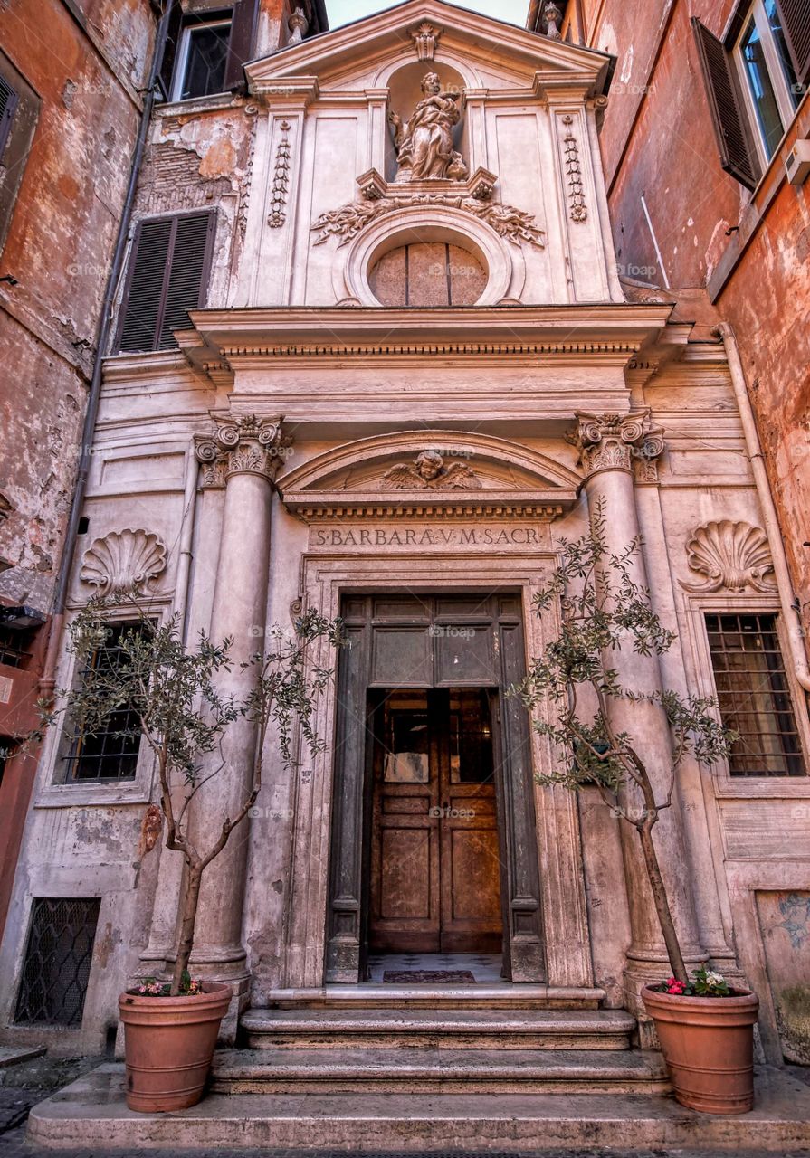 Ornate door