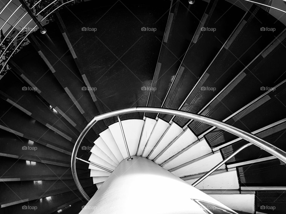 Black and White Stair