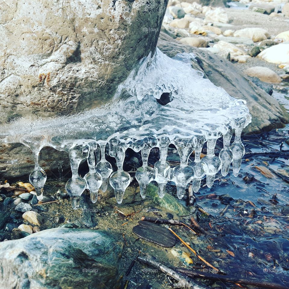 water flow ice