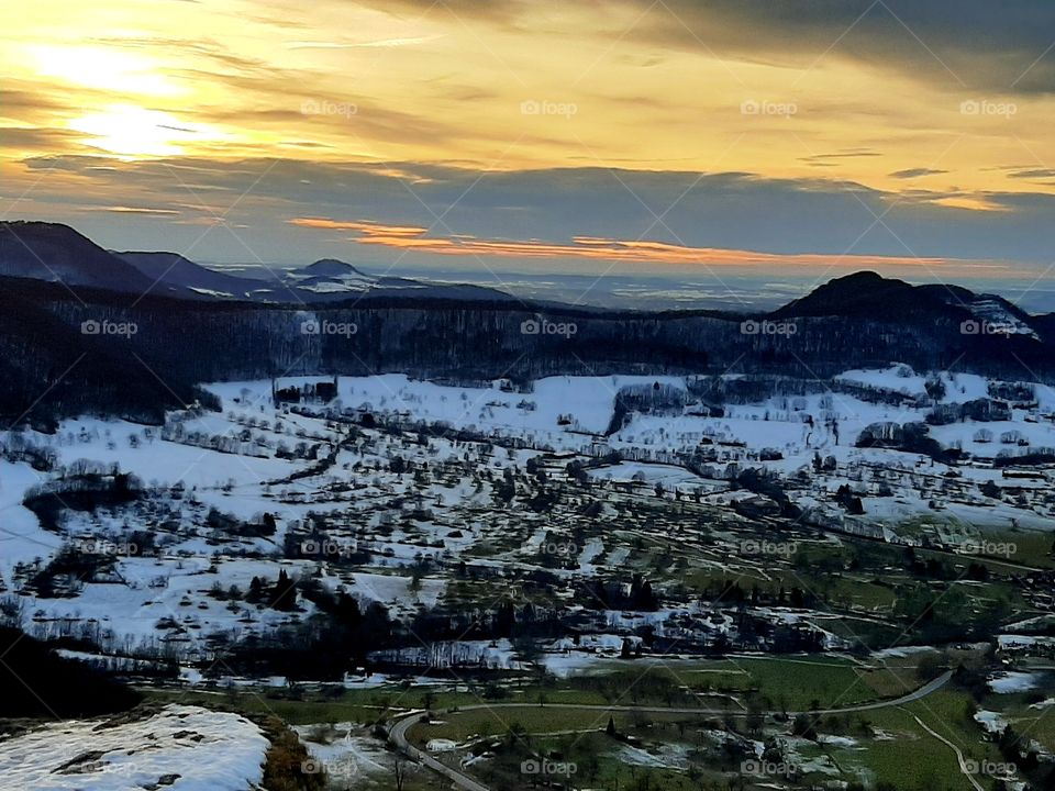 Panorama auf Neuffen