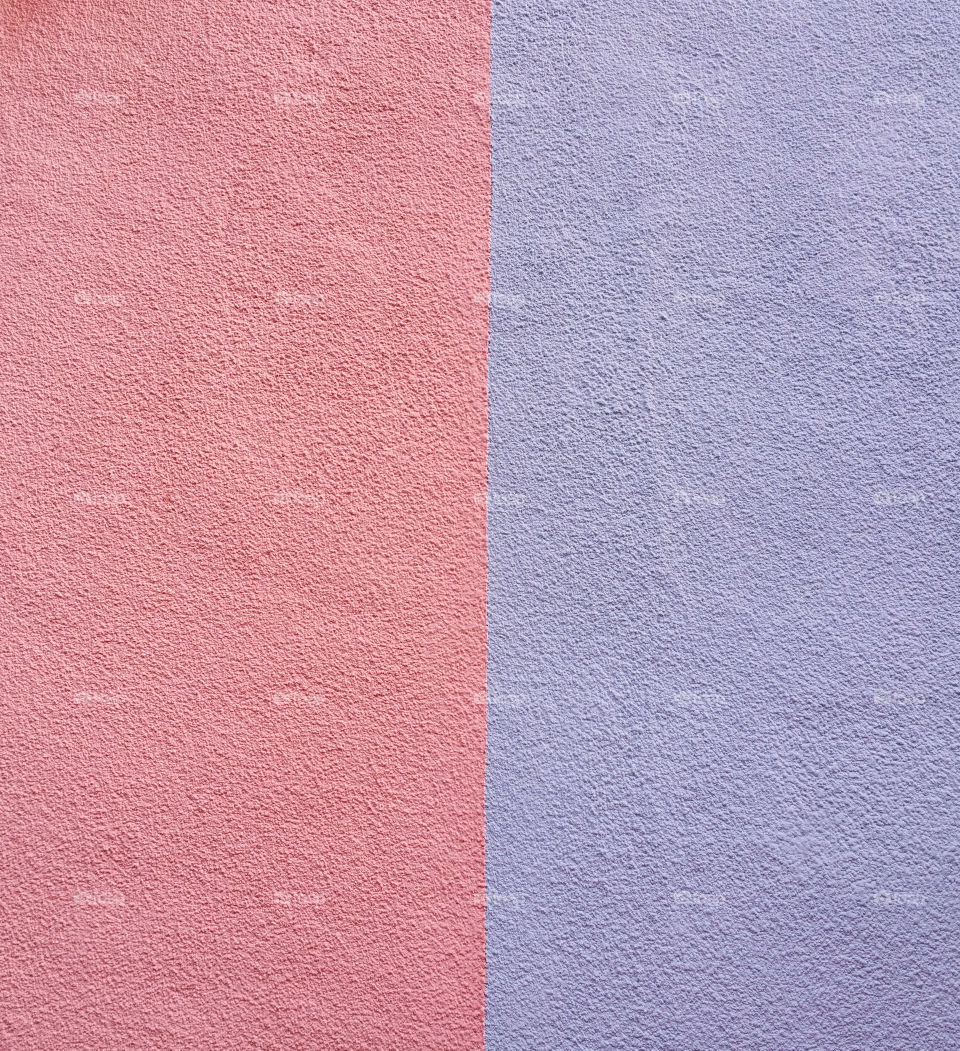 Pink and grey wall