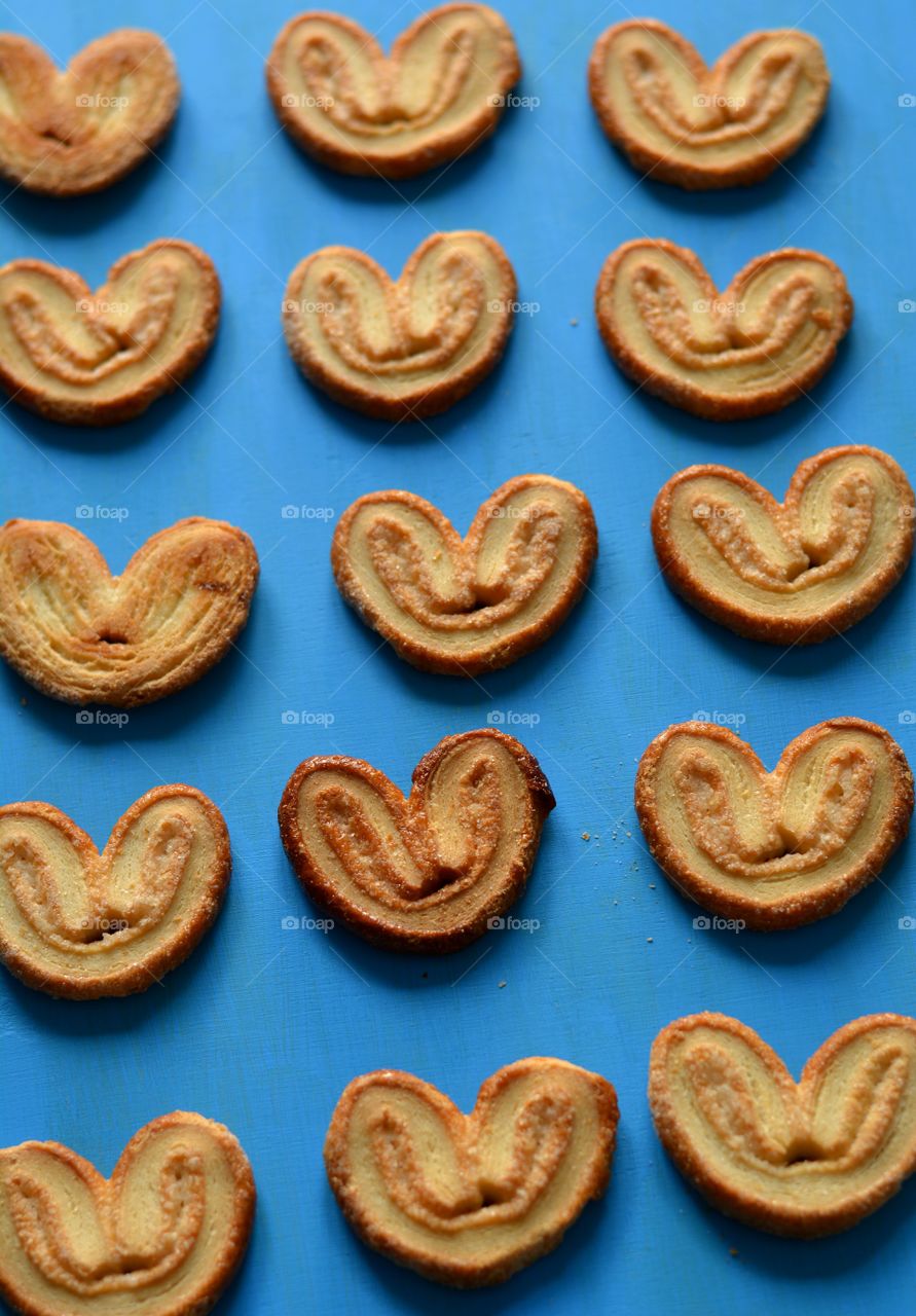 Heart, No Person, Food, Refreshment, Cookie