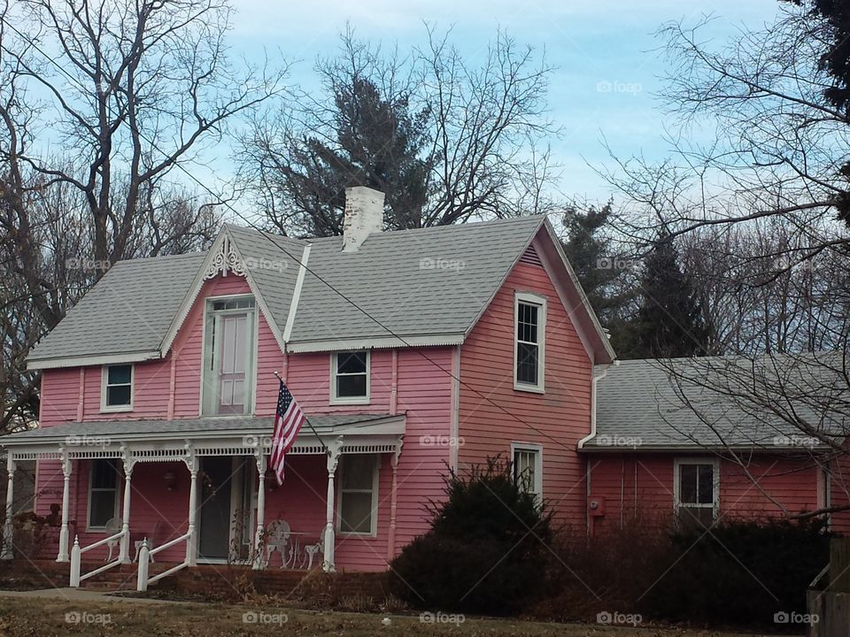 Pink Victorian House