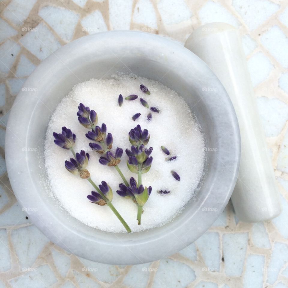 Lavender sugar

