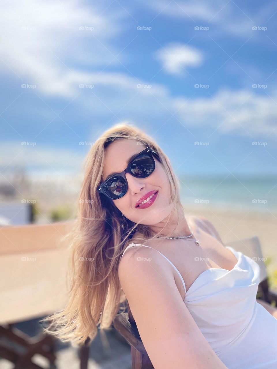 Portrait by the beach 