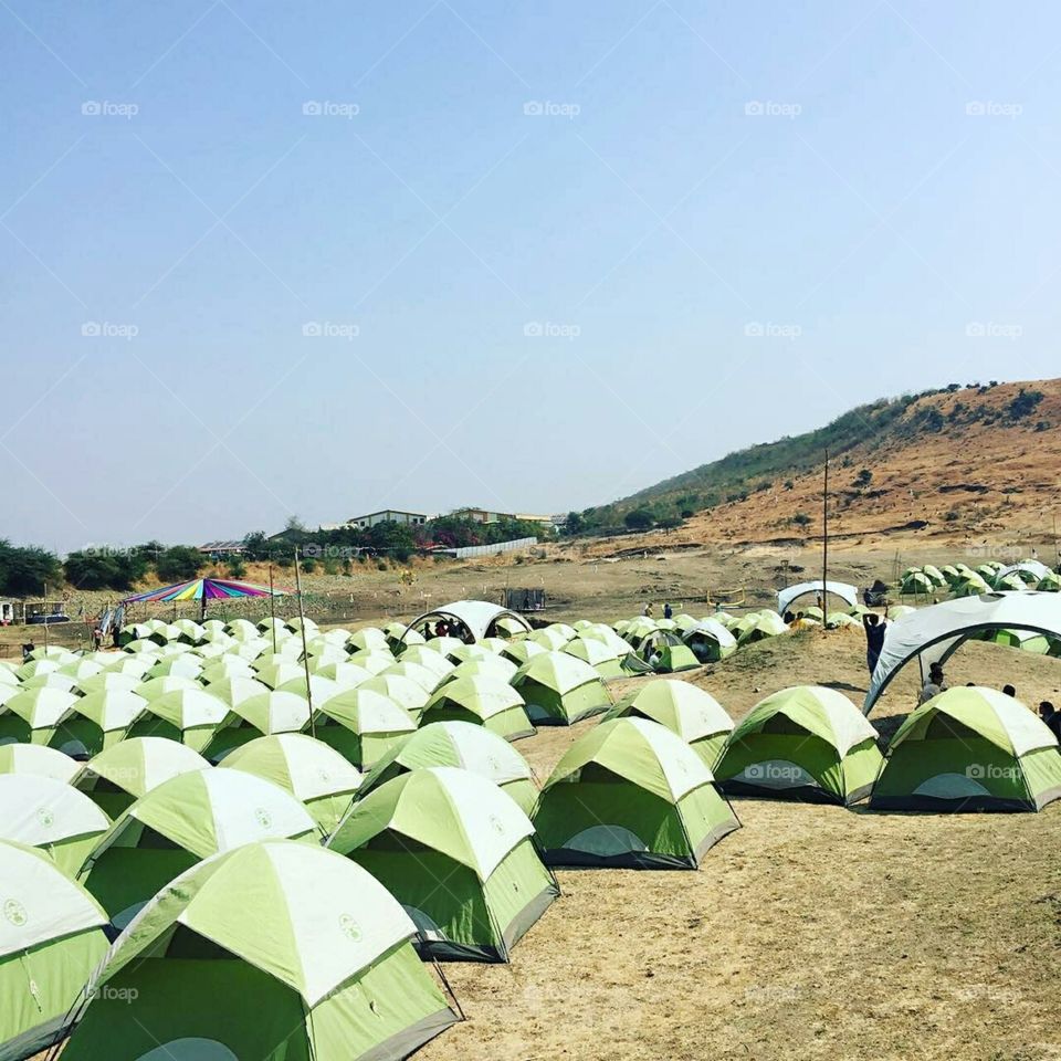 Tent housing