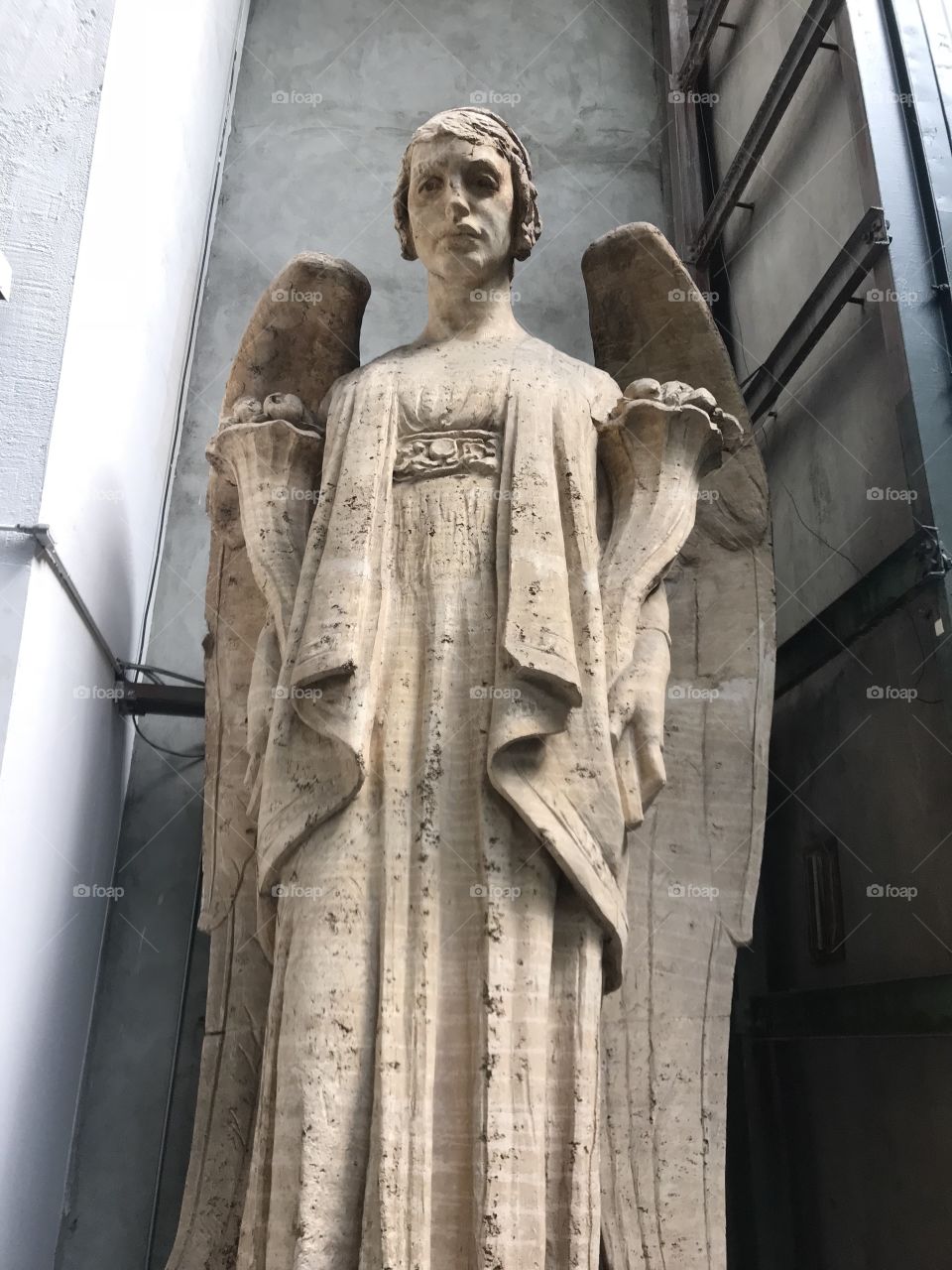 Stone angel statue in San Francisco California