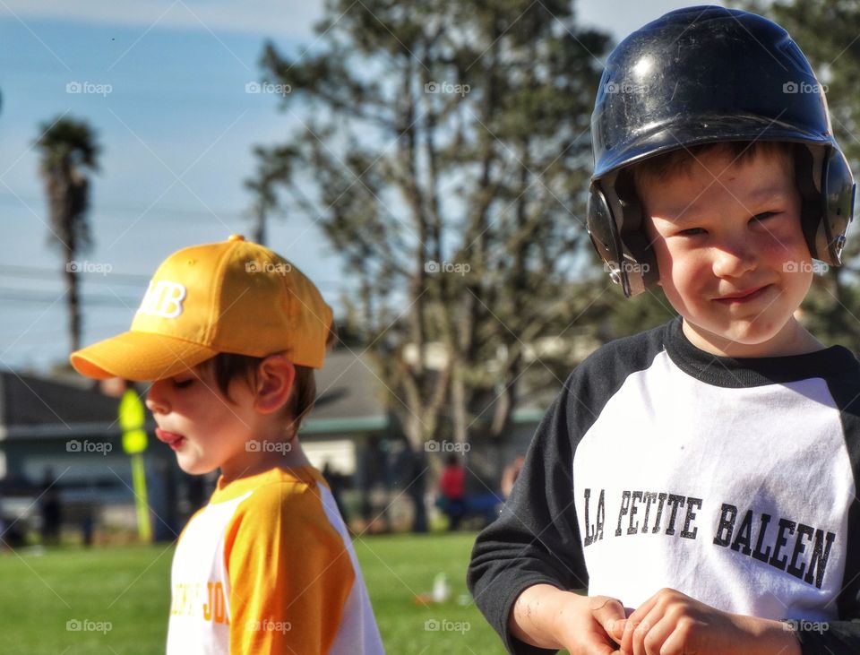 Young Baseball Players