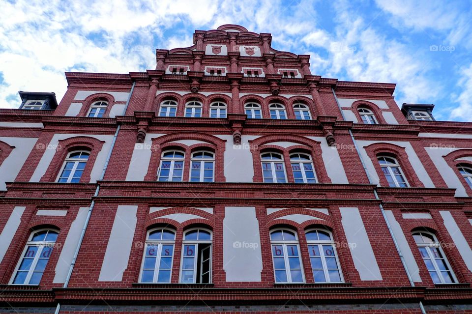 red brich architecture. Northern Germany. house