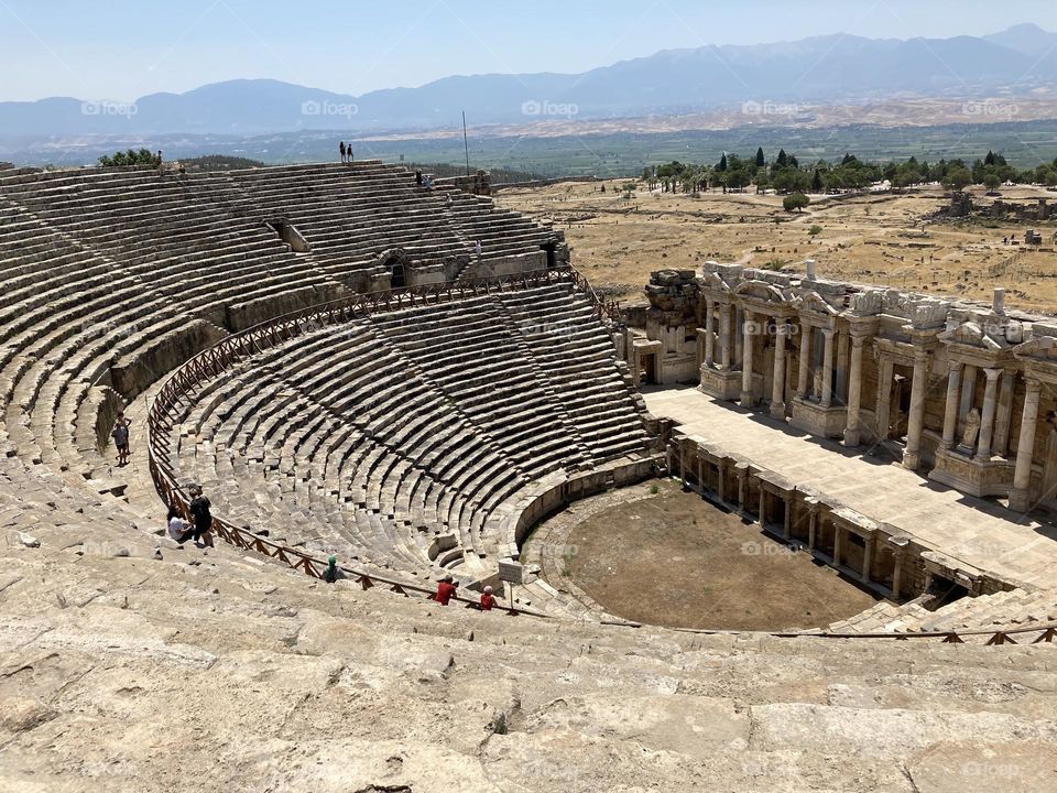 Ephesus ancient city. Sightseeing in Turkey. Hot sunny day in Kusadasi. Ancient ruins of historic places. To travel is to live. Museum in Ephesus 