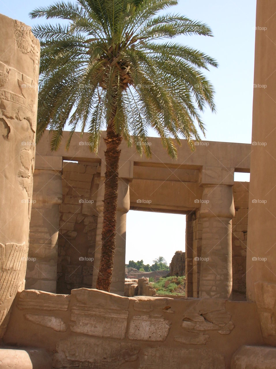 A look out of Karnak Temple
