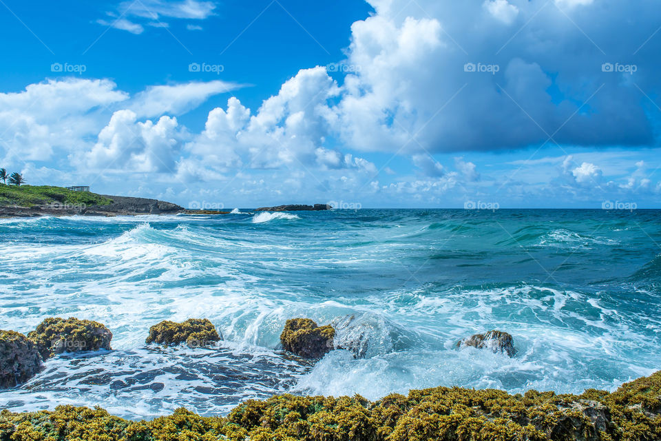 San Juan Puerto Rico ocean waves