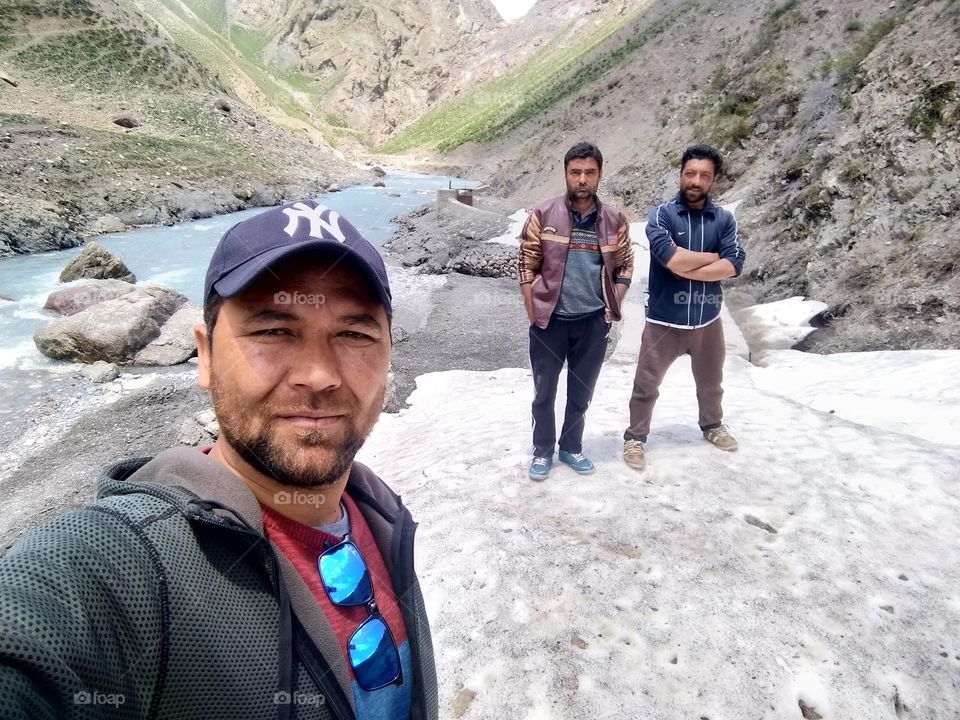 Ladakh India snow land