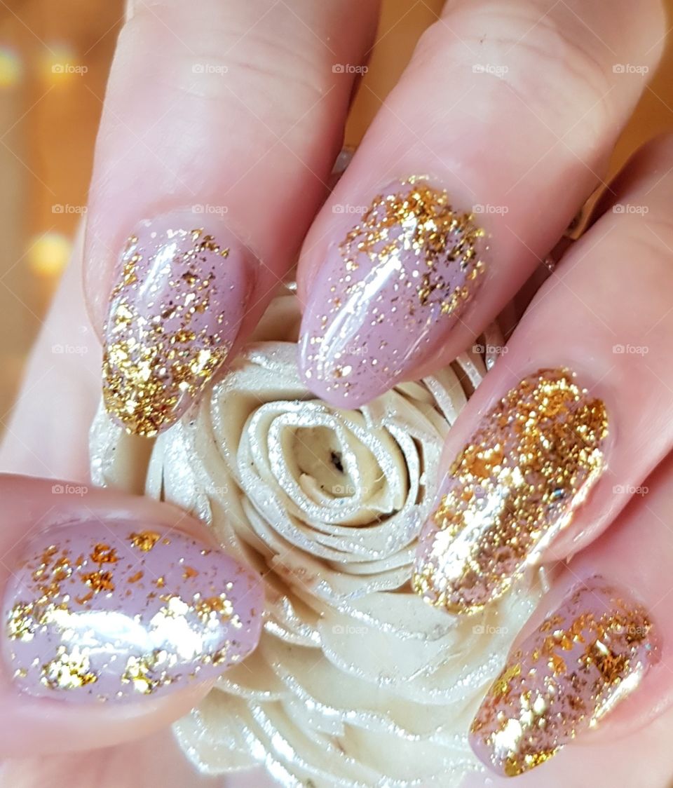 Golden Nails