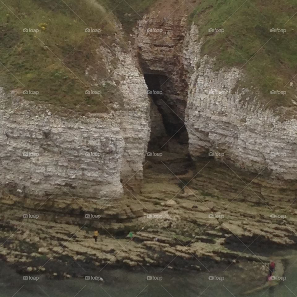 Cliff cave