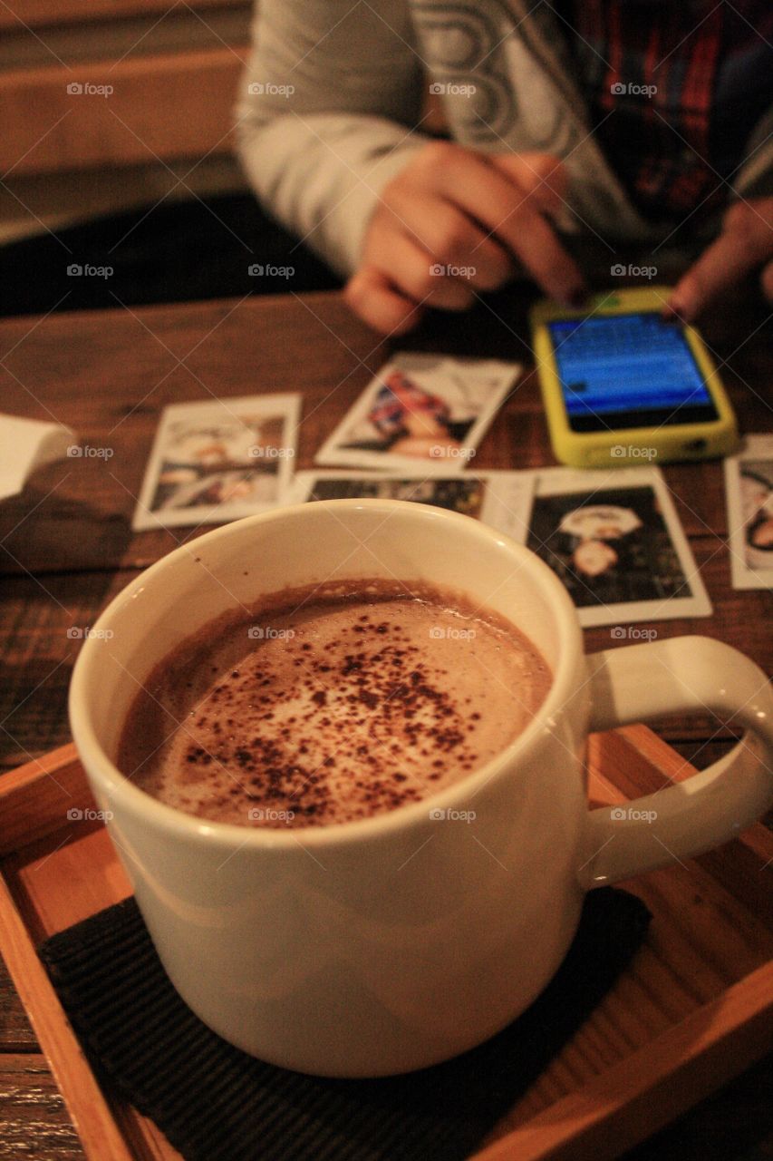 Coffee time with friend