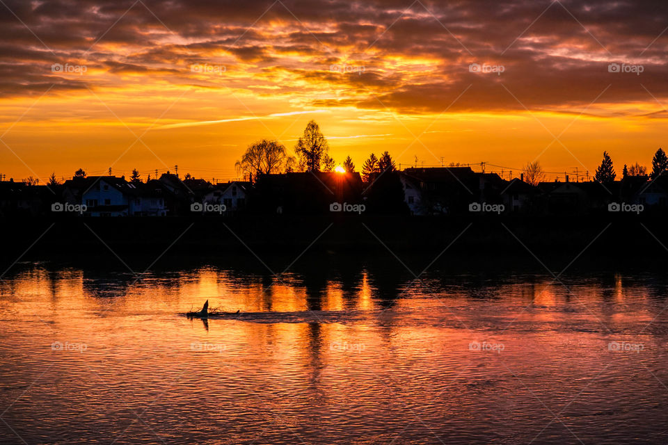 Sunset in Germany