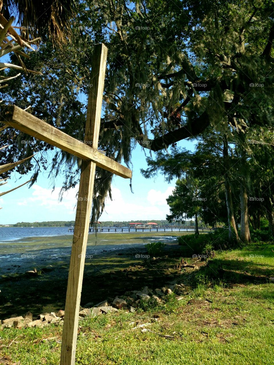 Cross by the River