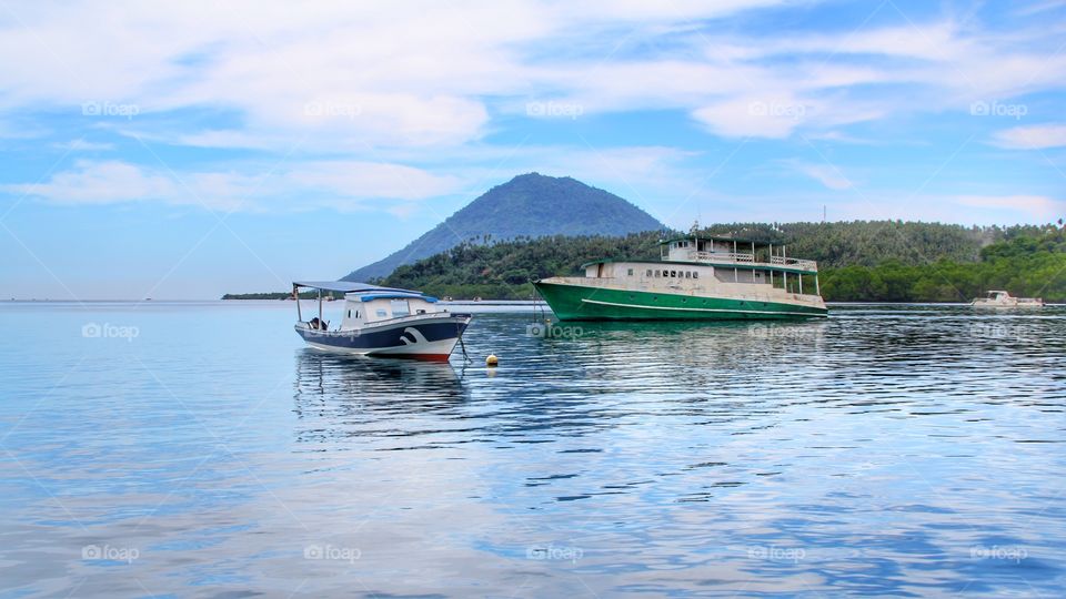 A beach of bunaken island, north sulawesi, Indonesia