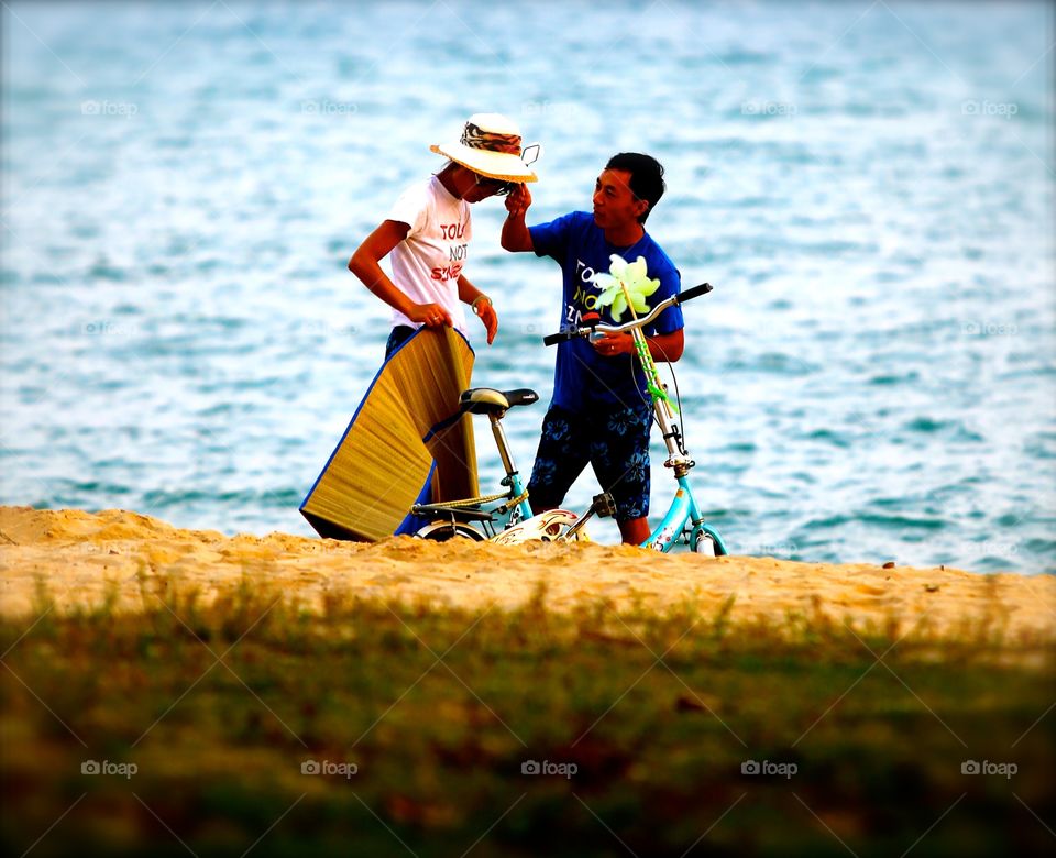 Dating at the beach
