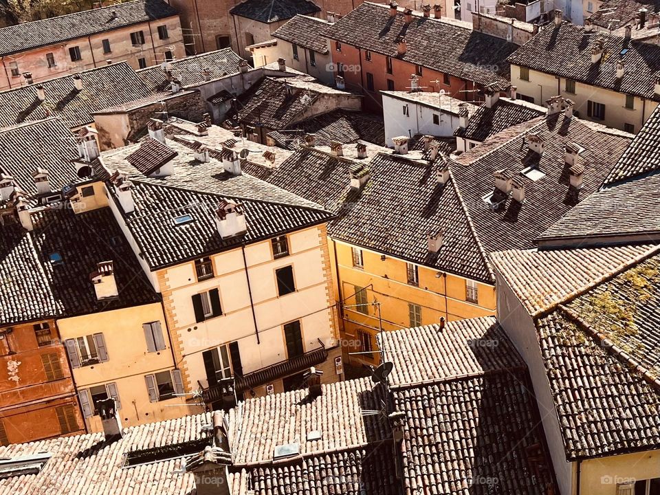Italian architecture from above 