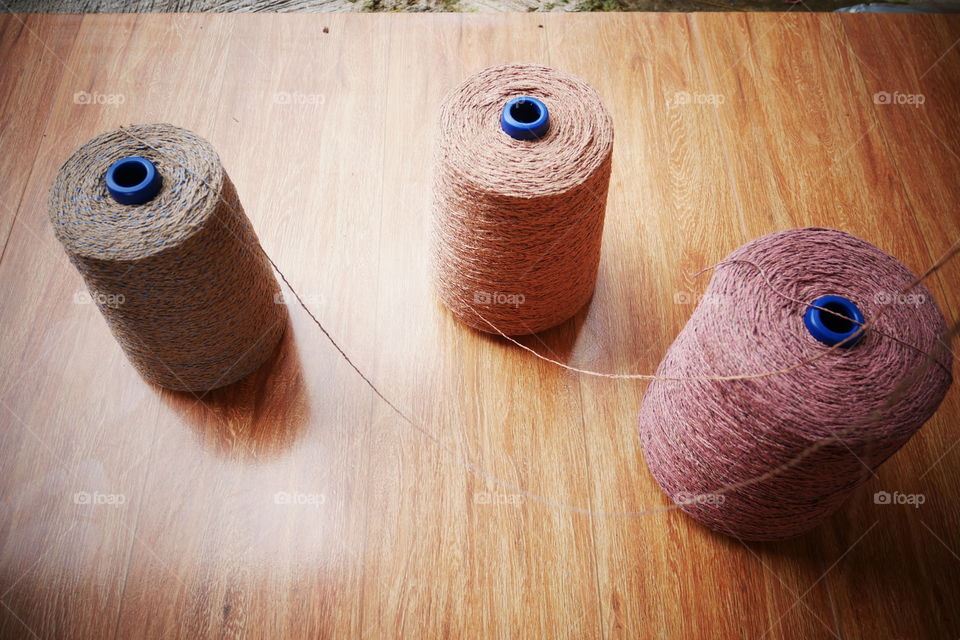 Yarn, Sewing, Wood, No Person, Needlework