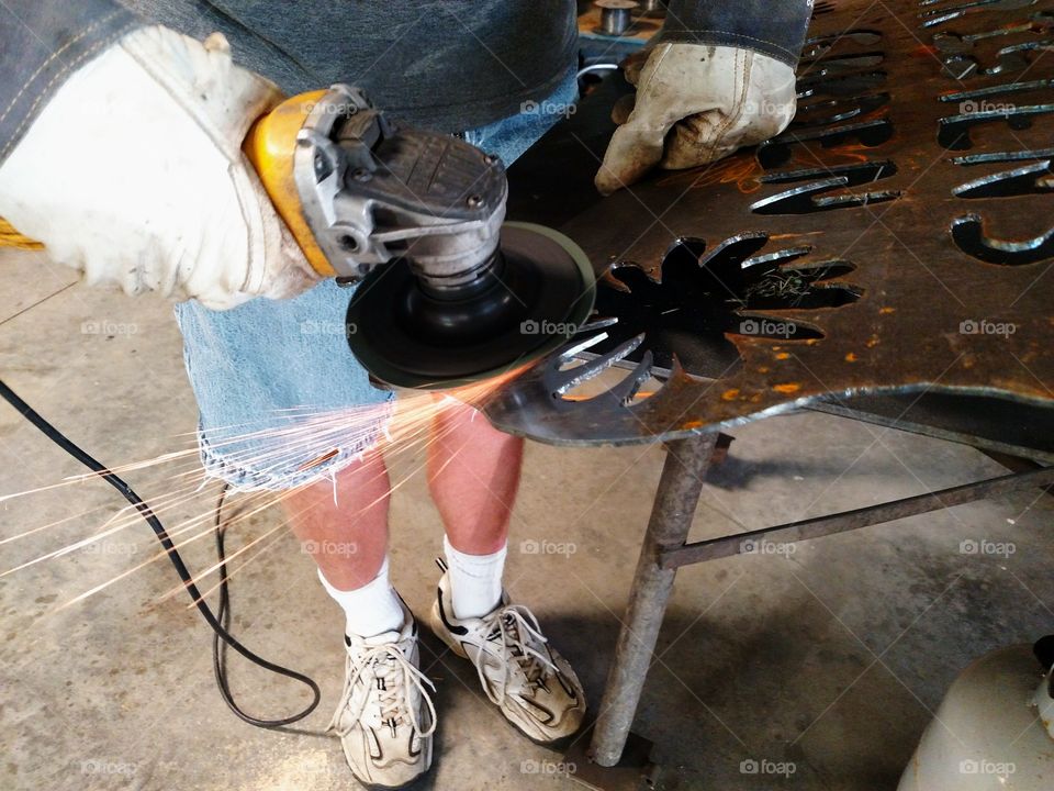 Welding A Garden Plaque