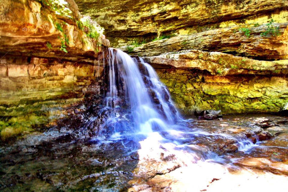 Beautiful Indiana waterfall 