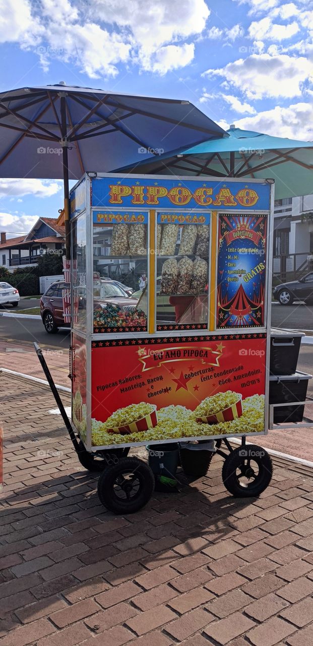 Popcorn cart