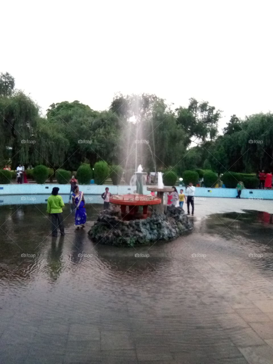 a beautiful seen of ROSE GARDEN City Bathinda.